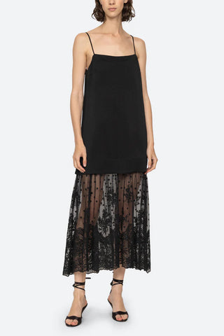 Noa Slip Dress in Black