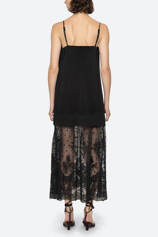 Noa Slip Dress in Black