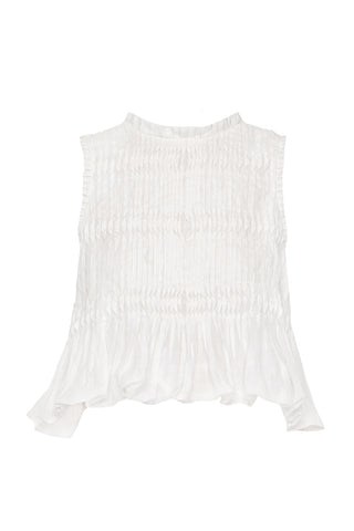 Zora Tank Top in Pearl