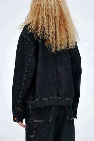 Casey Square Worker Jacket in Empty Sky