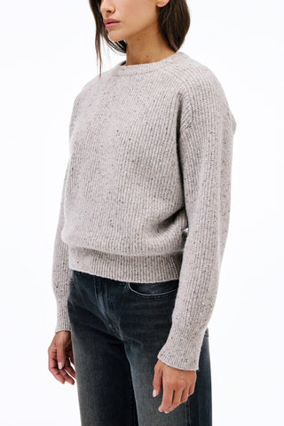 Florence Crew Neck in Oatmeal Brown