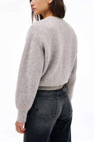 Florence Crew Neck in Oatmeal Brown