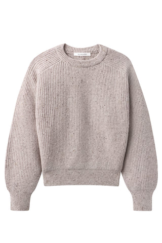 Florence Crew Neck in Oatmeal Brown