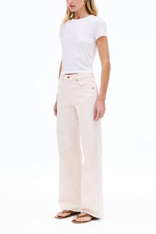 Grace Wide Leg in Ecru