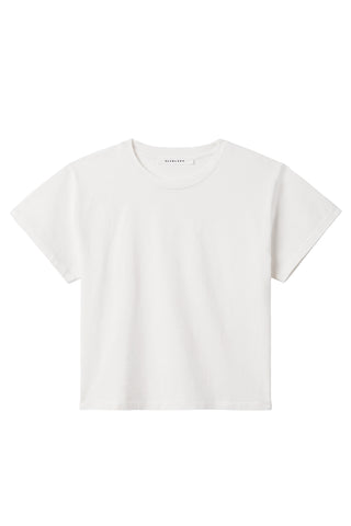 Square Tee in Natural White