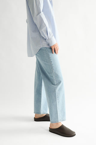 Jamie Crop in Powder Blue