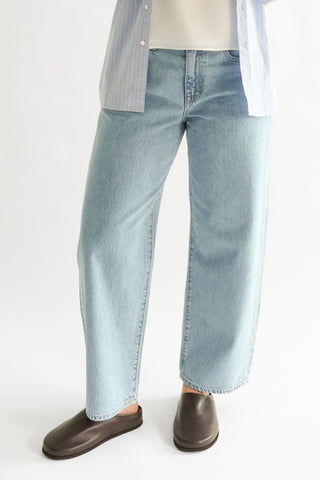 Jamie Crop in Powder Blue