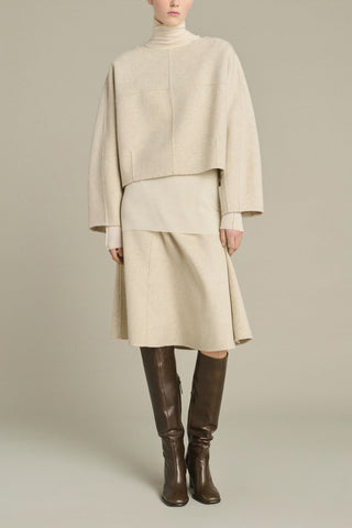 Hora Top in Ecru/Gris