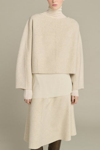 Hora Top in Ecru/Gris