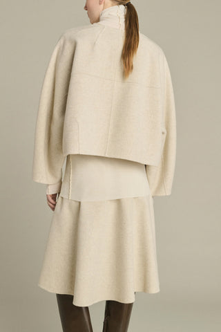Hora Top in Ecru/Gris