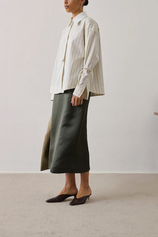 Idesia Shirt in Ecru/Bleu