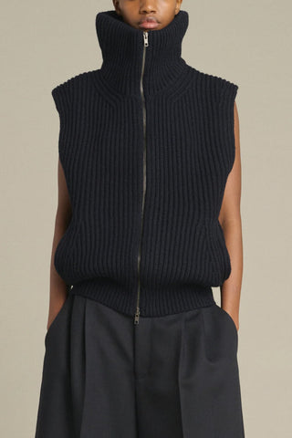 Kristen Vest in Navy