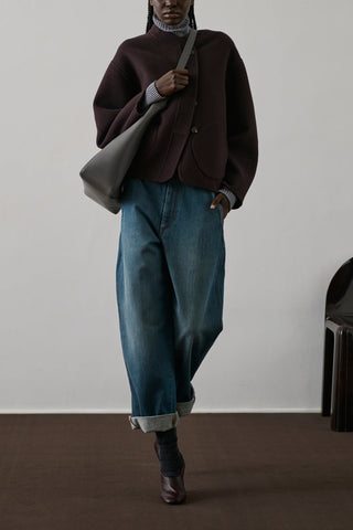 Windsor Coat in Aubergine