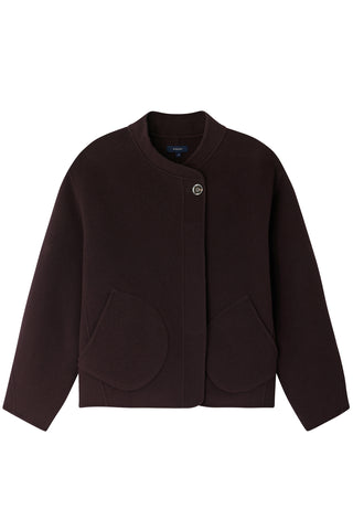 Windsor Coat in Aubergine