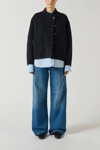 Windsor Coat in Deep Navy