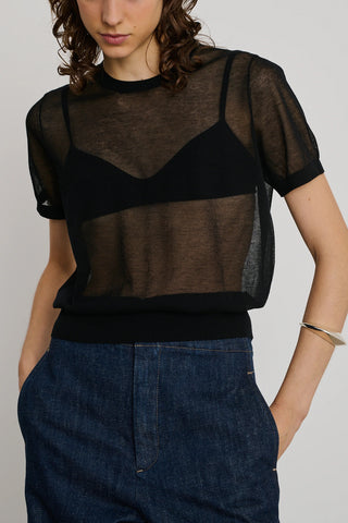 Dua Top in Noir