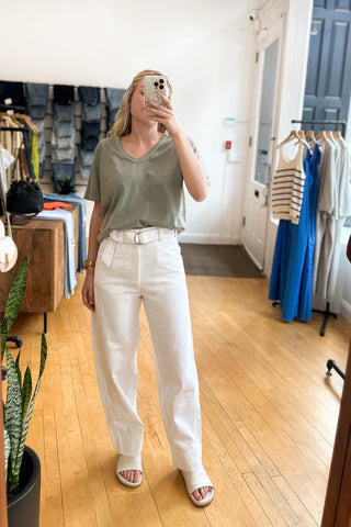 Volage Pant in Blanc