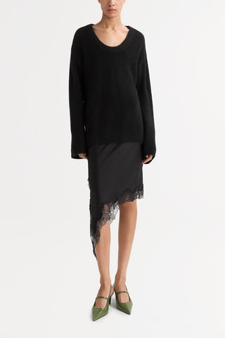 Boucle Long Sleeve in Black