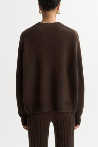 Boyfriend Crewneck in Mocha