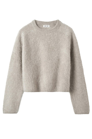 Brushed Crewneck in Greige