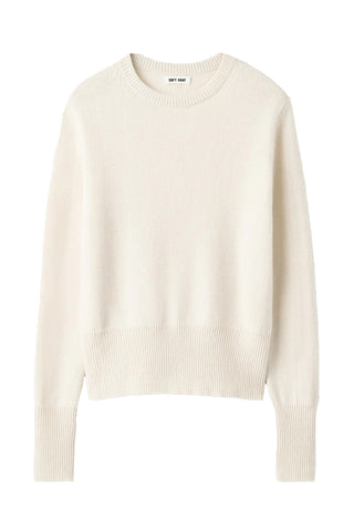 Classic Crew Neck in Feather White