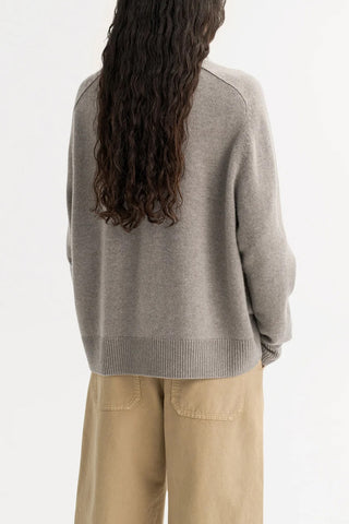 Boyfriend Crewneck in Greige