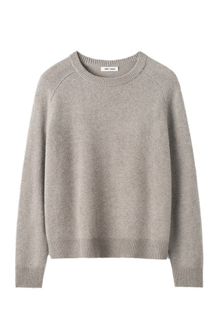 Boyfriend Crewneck in Greige