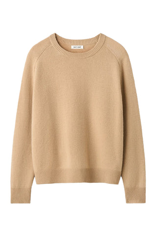Boyfriend Crewneck in Camel