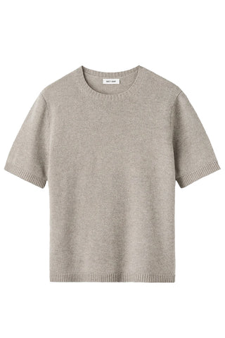 Oversized Cashmere T-Shirt in Greige