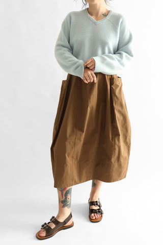 Oversized V Neck in Ice Blue