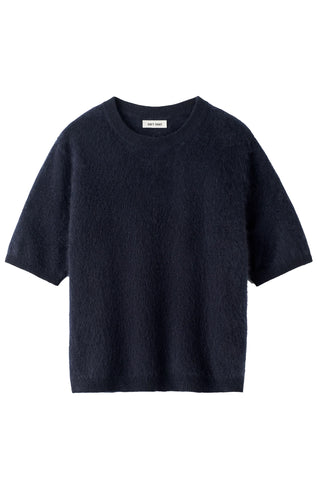 Brushed Short Sleeve in Navy