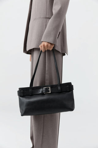 Belt Detail Baguette in Black