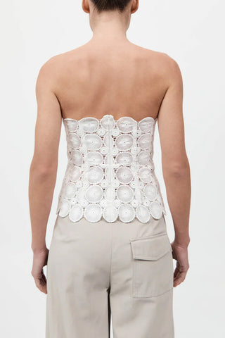 Doily Top in White