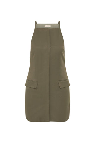 Hybrid Tailored Mini Dress in Kalamata