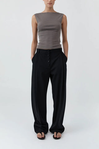 Organic Cotton Ballerina Top in Clay