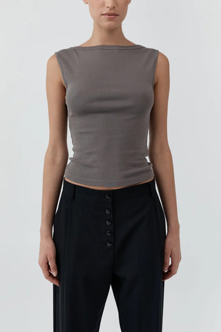 Organic Cotton Ballerina Top in Clay