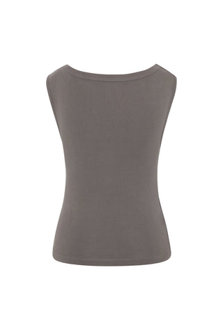 Organic Cotton Ballerina Top in Clay