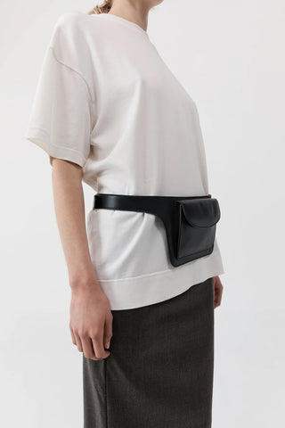 Pocket Detail Belt in Black