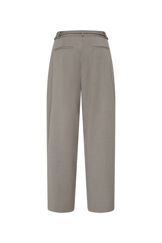 Tailored Barrel pants in Light Taupe