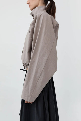Technical Cotton Carpenter Jacket in Grey Stone