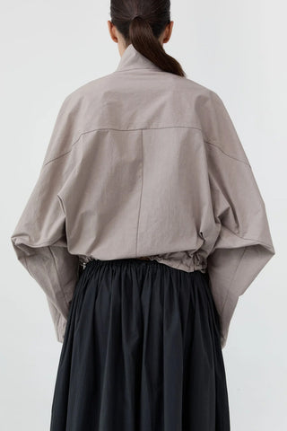 Technical Cotton Carpenter Jacket in Grey Stone