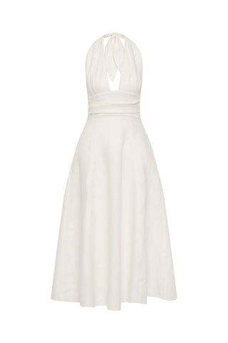 Bianca Midi Dress in White
