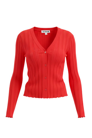 Ezra Cardigan in Tomato