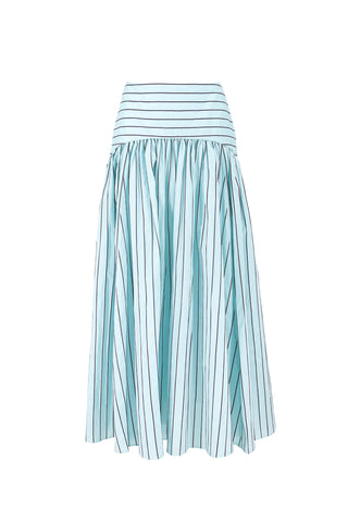 Procida Skirt in Pool Stripe