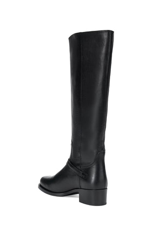 Brooklyn Flat Boot in Black