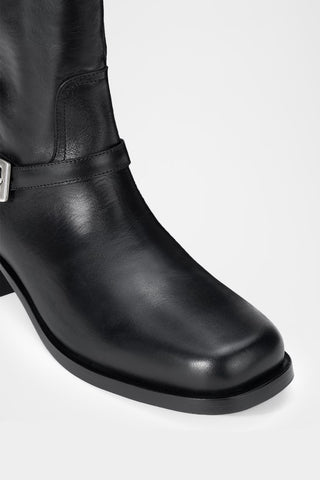 Brooklyn Flat Boot in Black