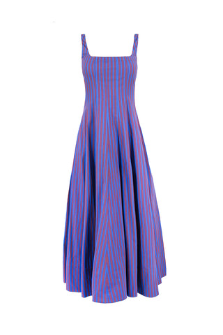 Wells Dress in Atlas Stripe