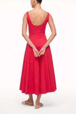 Wells Dress in Cherry