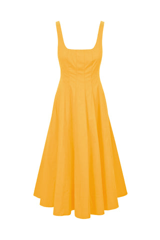 Wells Dress in Clementine