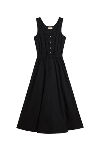Daphne Sleeveless Dress in Black